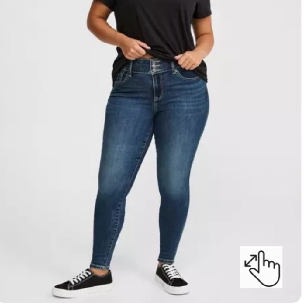 NWT Torrid Jeggings, High-Rise Blue Grotto Color